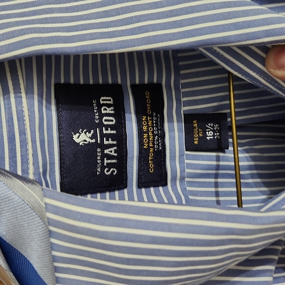 Men's 16.5 34-35 Dress Shirt - Picture 3 of 3